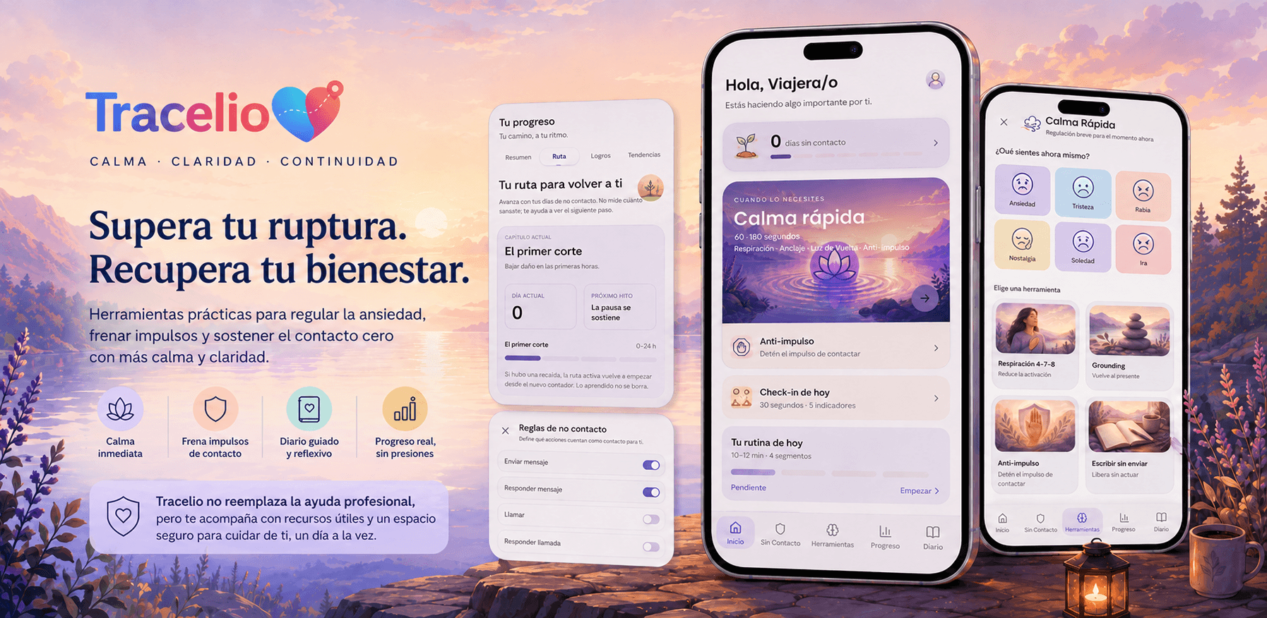 Aplicación de Contacto Cero 51 Tracelio Gráfico de funciones
